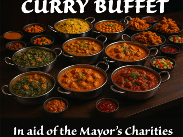 Curry Buffet Sunday 22nd March 2026 at The Rajah restaurant, Market Cross, Malmesbury